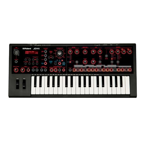 Roland JDXI 37Key Interactive AnalogDigital Crossover Synthesizer Black