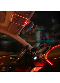 Carub New In-Car Glove Box LED 2 Meters Neon Orange 