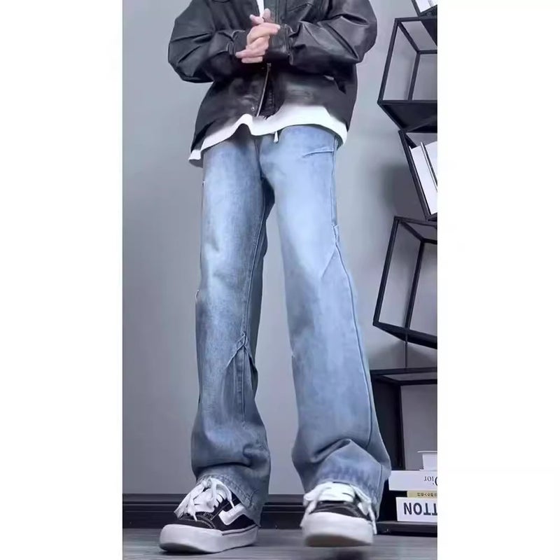 Unisex Classic Denim Jeans Loose Fit Daily Outdoor Wear - Image 4