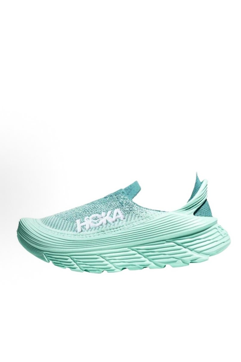 Hoka Restore Lightweight Cushioning Slip-on Sneakers Shoes Blue-green For Women/Men/Students - Image 1