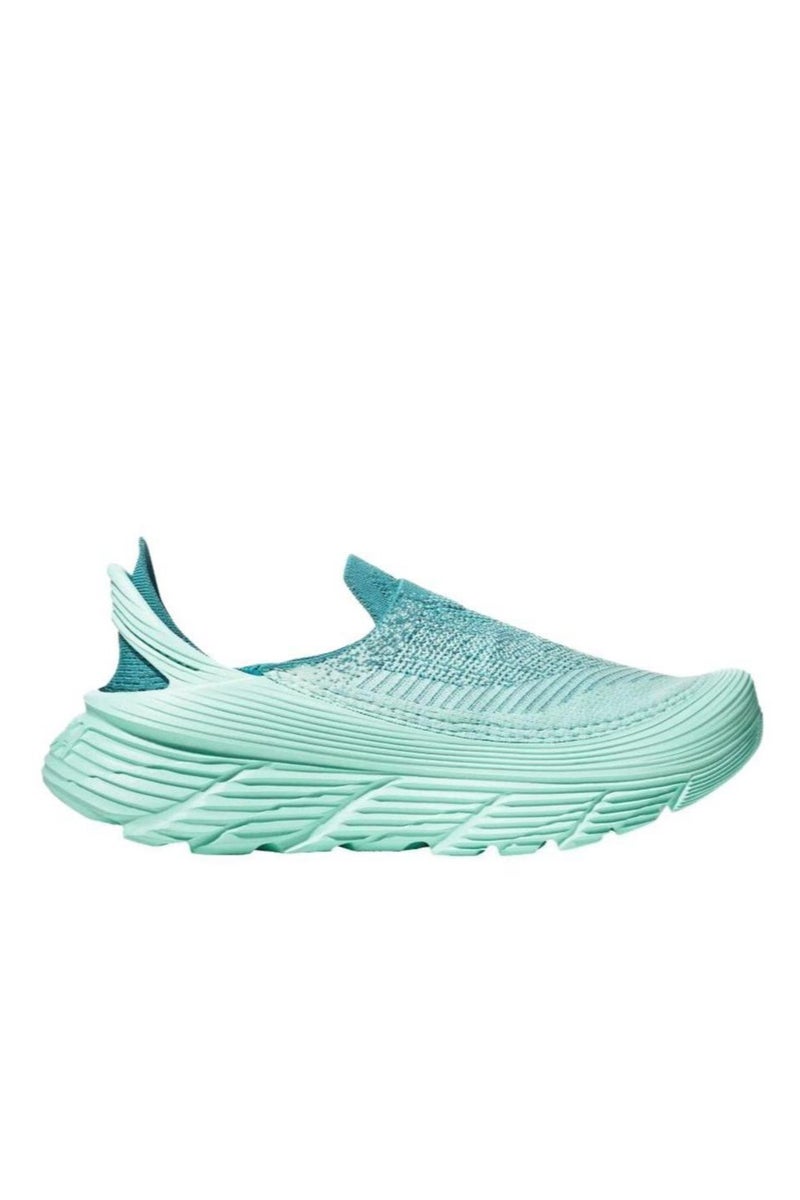 Hoka Restore Lightweight Cushioning Slip-on Sneakers Shoes Blue-green For Women/Men/Students - Image 2