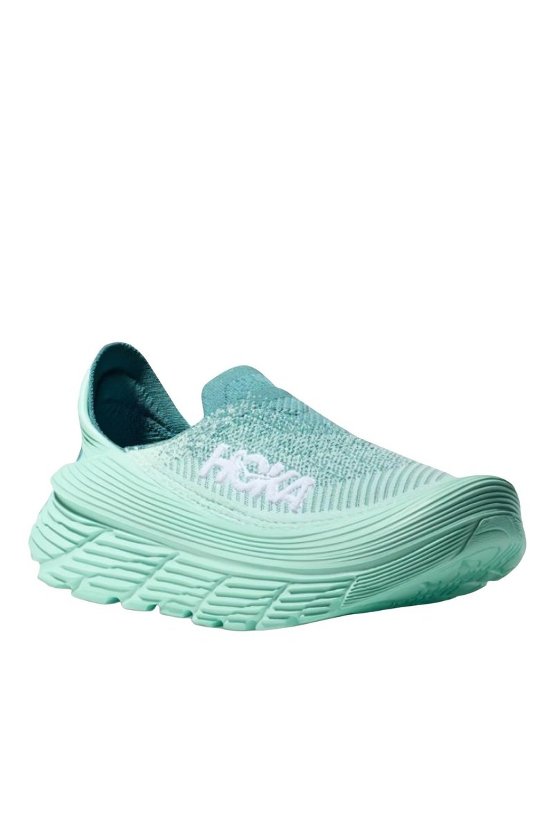 Hoka Restore Lightweight Cushioning Slip-on Sneakers Shoes Blue-green For Women/Men/Students - Image 3