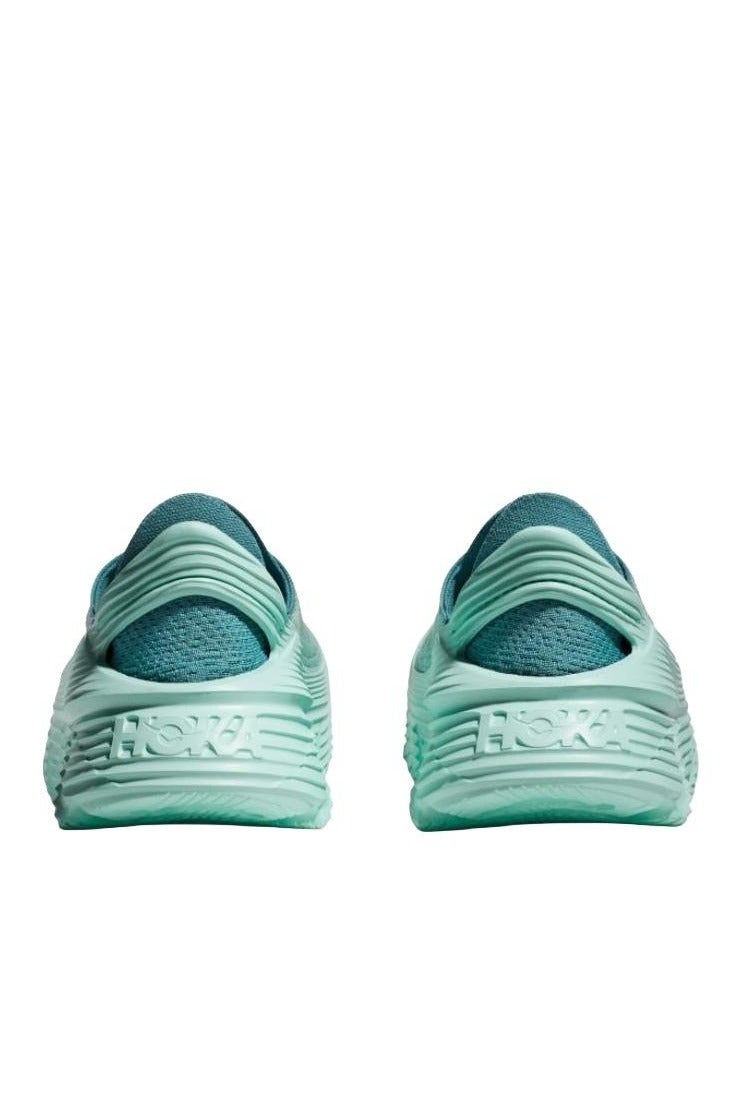 Hoka Restore Lightweight Cushioning Slip-on Sneakers Shoes Blue-green For Women/Men/Students - Image 5