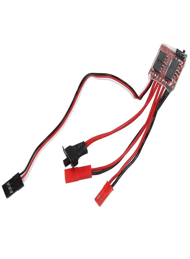 Coliao 2pcs RC 20A Brushed ESC Electronic Speed Controller w/Brake for 1/16 1/18 1/24 RC Car Boat Tank - Image 5