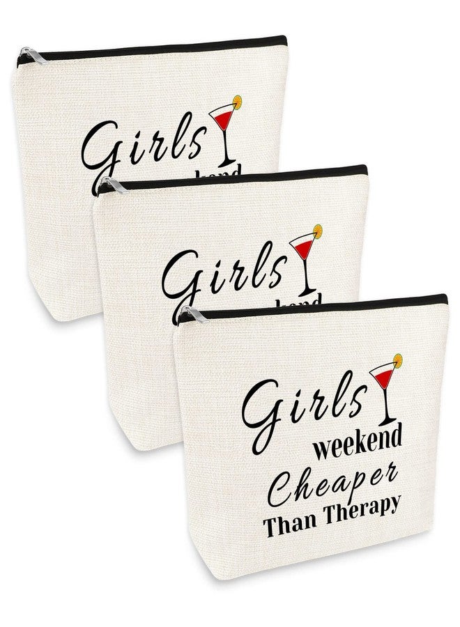 هدية مثالية لعطلة نهاية الأسبوع للبنات: حقيبة مكياج للسفر مكونة من 3 قطع، هدية رائعة لصديقاتها المقربات، حقائب مستحضرات تجميل، هدية مثالية لأعياد الميلاد والتخرج، حقيبة أدوات تجميل بسحاب للسفر. - Image 1