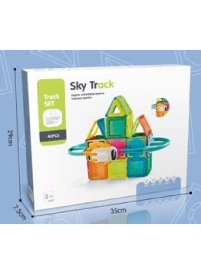 42PCS - Sky Track Magnetic Track Set  - Image 3