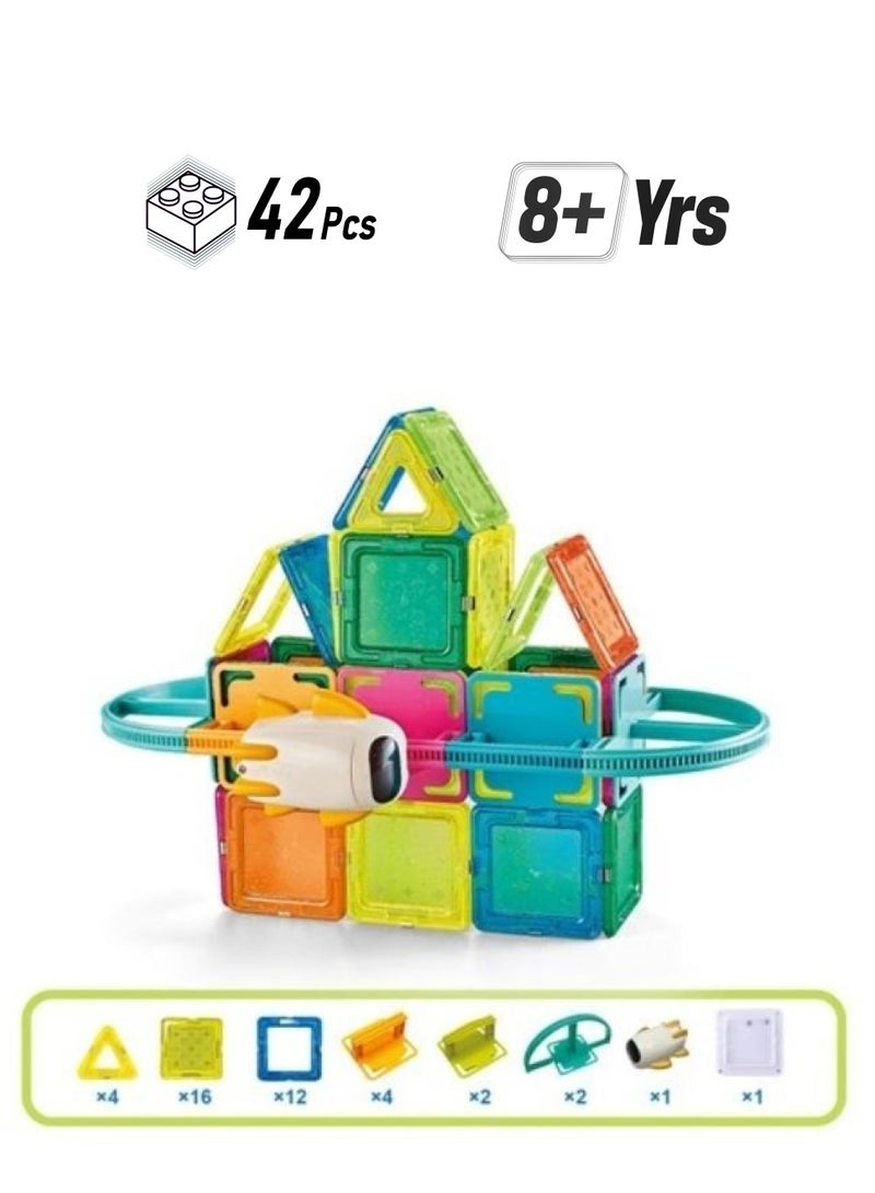 42PCS - Sky Track Magnetic Track Set  - Image 1