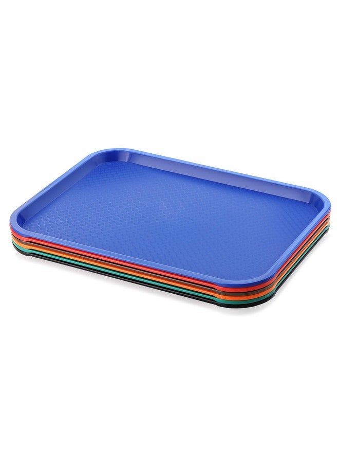 New Star Foodservice 28010 6-Piece Fast Food Tray, 12 by 16-Inch, Assorted Colors - Image 2