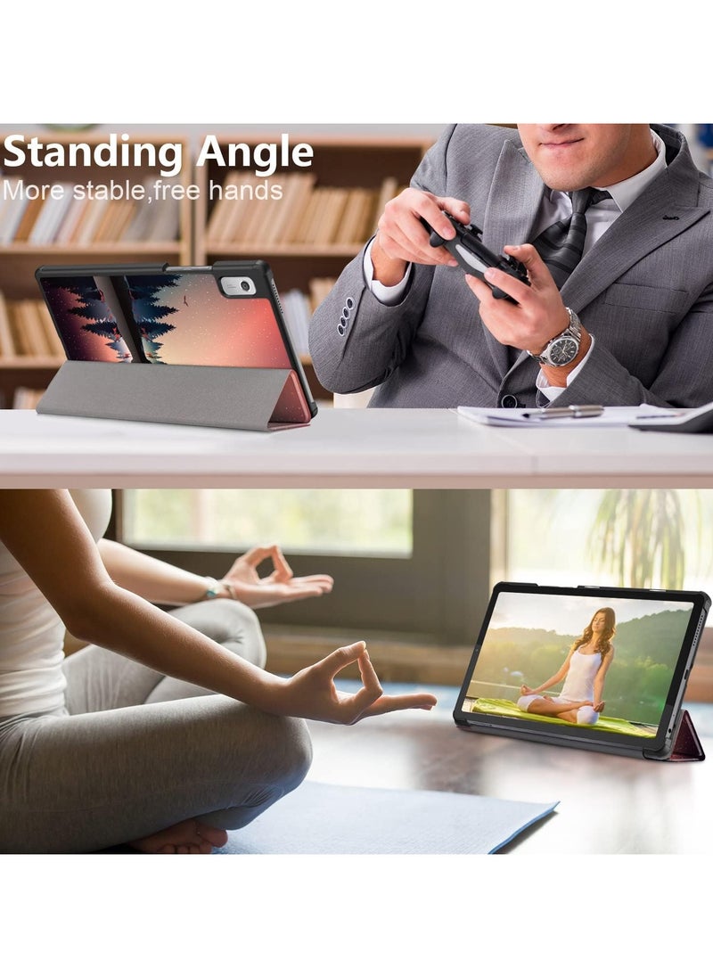 VKL - Case For Lenovo Tab M9 TB-310FU, Multi-Viewing Angles, All New PU Leather Smart Cover with Auto Sleep Wake Feature, Slim Flip Shell Case for Lenovo Tab M9 TB-310FU -2 - Image 1