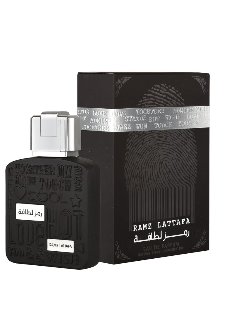 Lattafa Ramz Lattafa Silver Eau de Parfum For Unisex, 100 ml  - Image 1
