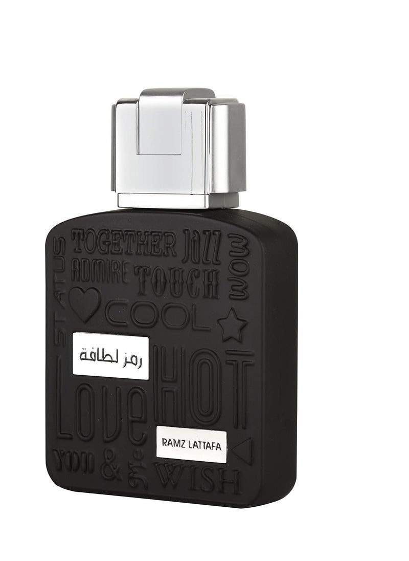 Lattafa Ramz Lattafa Silver Eau de Parfum For Unisex, 100 ml  - Image 3