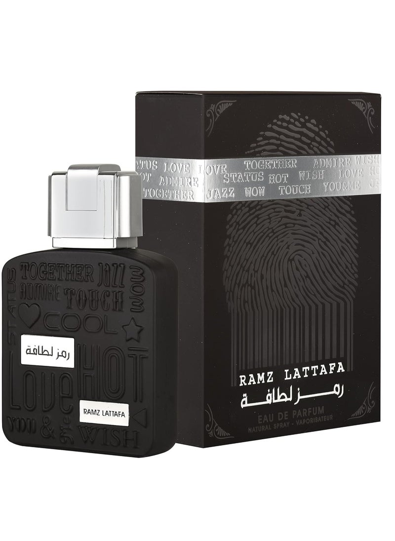 Lattafa Ramz Lattafa Silver Eau de Parfum For Unisex, 100 ml  - Image 2