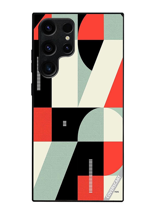 COVERSCART Protective Case Cover For Samsung Galaxy S22 Ultra 5G Abstract Illustration Design Multicolour