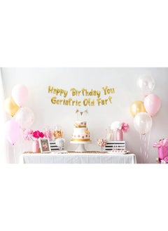 Sterling James Co. Hilarious Adult Birthday Gold Glitter Banner Funny Birthday Party Supplies Ideas Gifts And Decorations  - Image 4