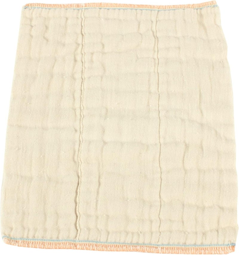 OsoCozy Unbleached Prefold Cloth Diapers 100% Cotton, Durable, Soft, Absorbent, Sustainable & Economical - dims, Fits size range. - (Size) - Image 2