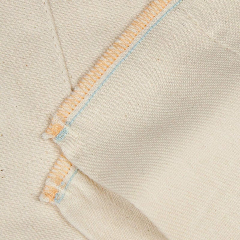 OsoCozy Unbleached Prefold Cloth Diapers 100% Cotton, Durable, Soft, Absorbent, Sustainable & Economical - dims, Fits size range. - (Size) - Image 3