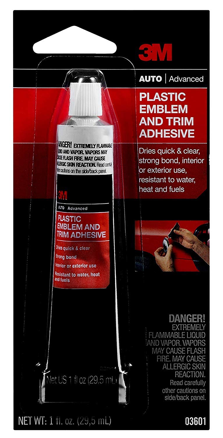 3M 03601 Plastic Emblem and Trim Adhesive - 3 Pack - Image 2