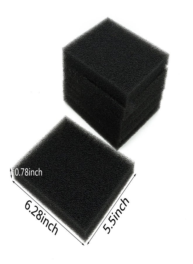 ALEGI Aquarium Bio Sponge Fitler Media, 6.28 x 5.5 x 0.78 Inch Fish Tank Filter Cartridge Filter Foam Pad Inserts for ML350 (6 Pack) - Image 2