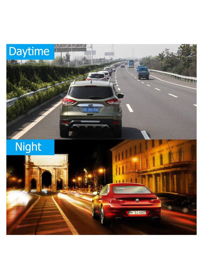 MR.SMART - Mirror Dash Cam 10 Inch Backup Camera 1080P Front and Rear Camera Full HD with IPS Touch Screen 170° Wide Angle with Loop Recording G-Sensor Parking Assist Night Vision Waterproof - Image 1