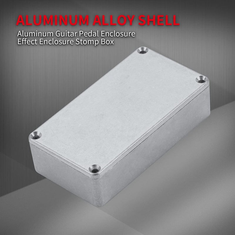 DAIERTEK 1590B Stomp Box Guitar Pedal Enclosure 112x61x32 MM Aluminum Guitar Pedal Box Diecast Stomp Case Unfinished Toggle Switch - Image 2