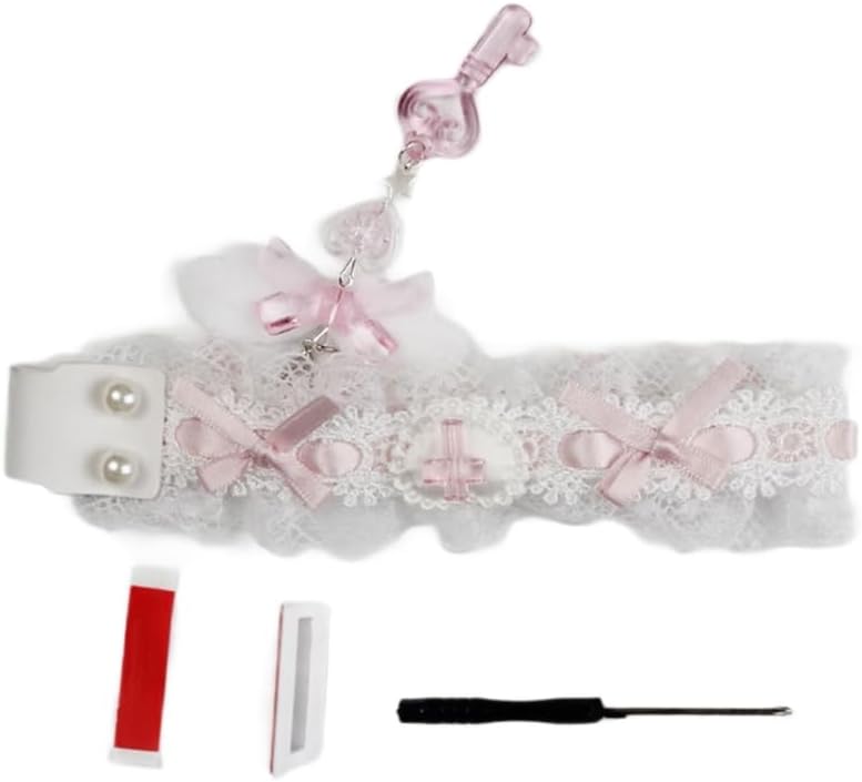 Ergonomic Lace Keyboard Strap Adhesive Keyboard Ribbon with Easy Attach and Detach Design for Comfortable Carrying - Image 1