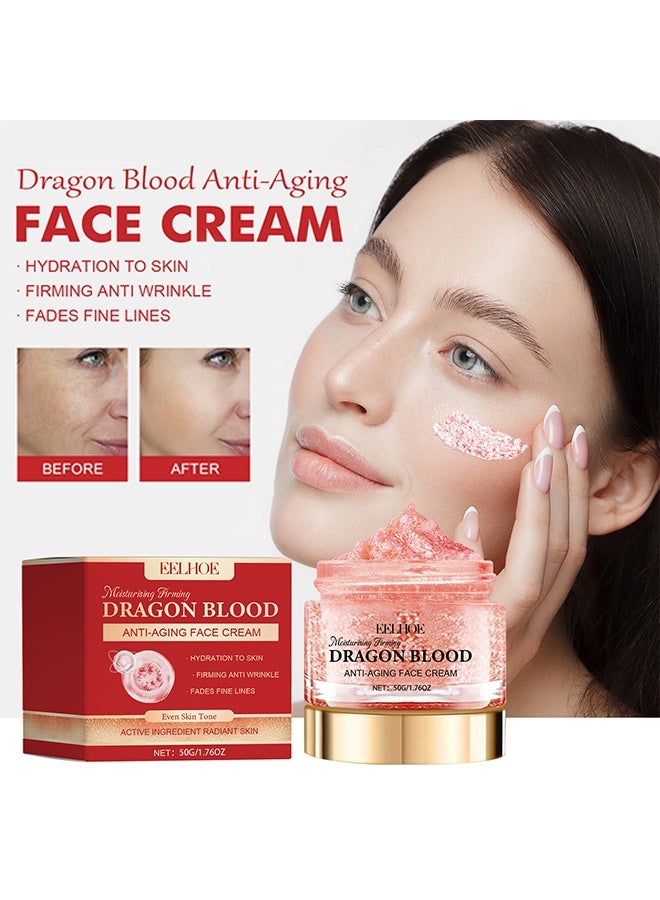 EELHOE Anti-Aging Face Cream，Moisturizer Face Cream， Dragon Cream with Retinol,Collagen,Hyaluronic Acid - Wrinkle Cream，Moisturize,Nourish,Smooth 50g - Image 1
