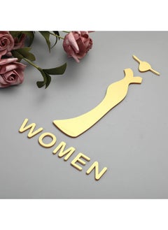 Y&D Toilet Signs Self Adhesive for Ladies and Gentlemen, Restroom Symbol Men's Women's Signage Washroom Door Home, Hotel, Office, Store, Parking, Restaurant  - Image 5