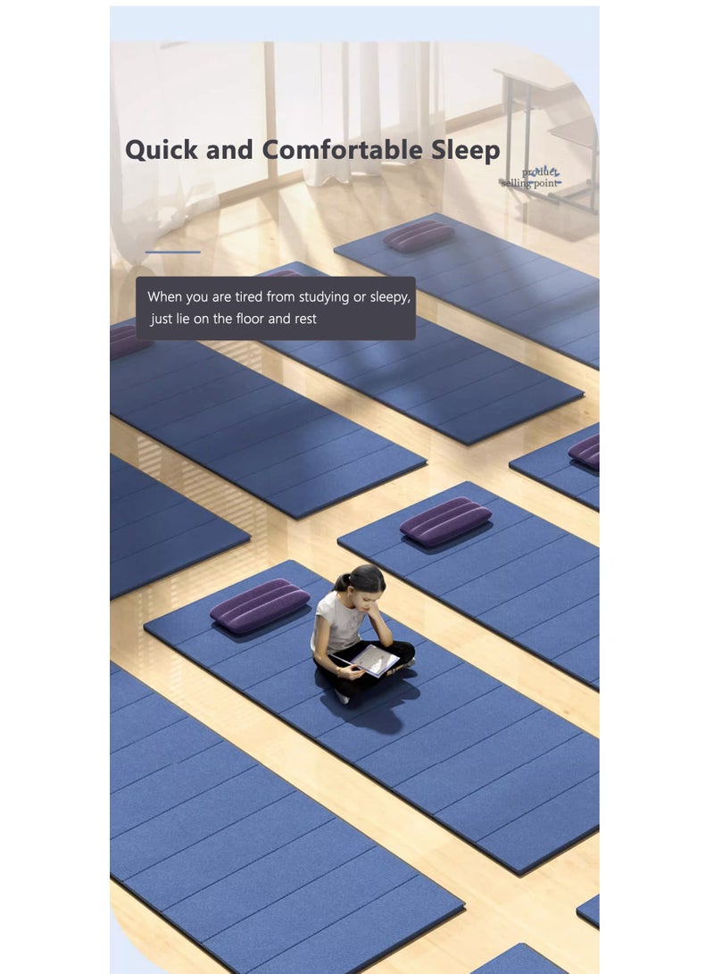 XiuWoo Foldable Thick Foam Mattress, Waterproof Density Single Mattress , Portable Sponge Mattress, Floor Sleeping Mat, Portable Bed, Topper Guest Mat, Sleeping Pad, Floor Nap with Pillow, Storage Bag  - Image 5