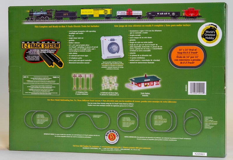 Bachmann Trains - Trailblazer Ready To Run 60 Piece Electric Train Set - N Scale - Image 5