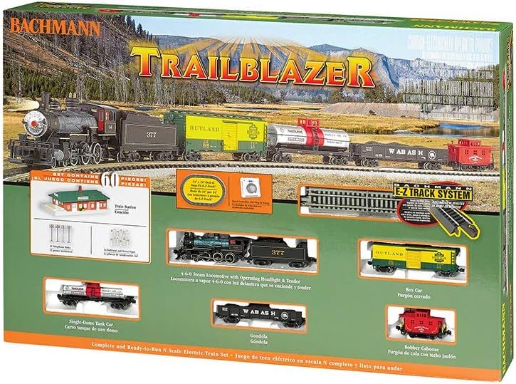 Bachmann Trains - Trailblazer Ready To Run 60 Piece Electric Train Set - N Scale - Image 4