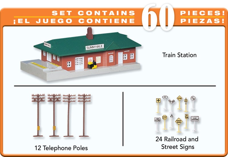 Bachmann Trains - Trailblazer Ready To Run 60 Piece Electric Train Set - N Scale - Image 3