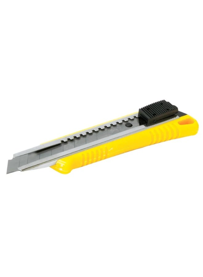 18mm Snap-Off Utility Knife 62807 | Auto Lock Blade with Quick-Change Cartridge & Metal Guide
