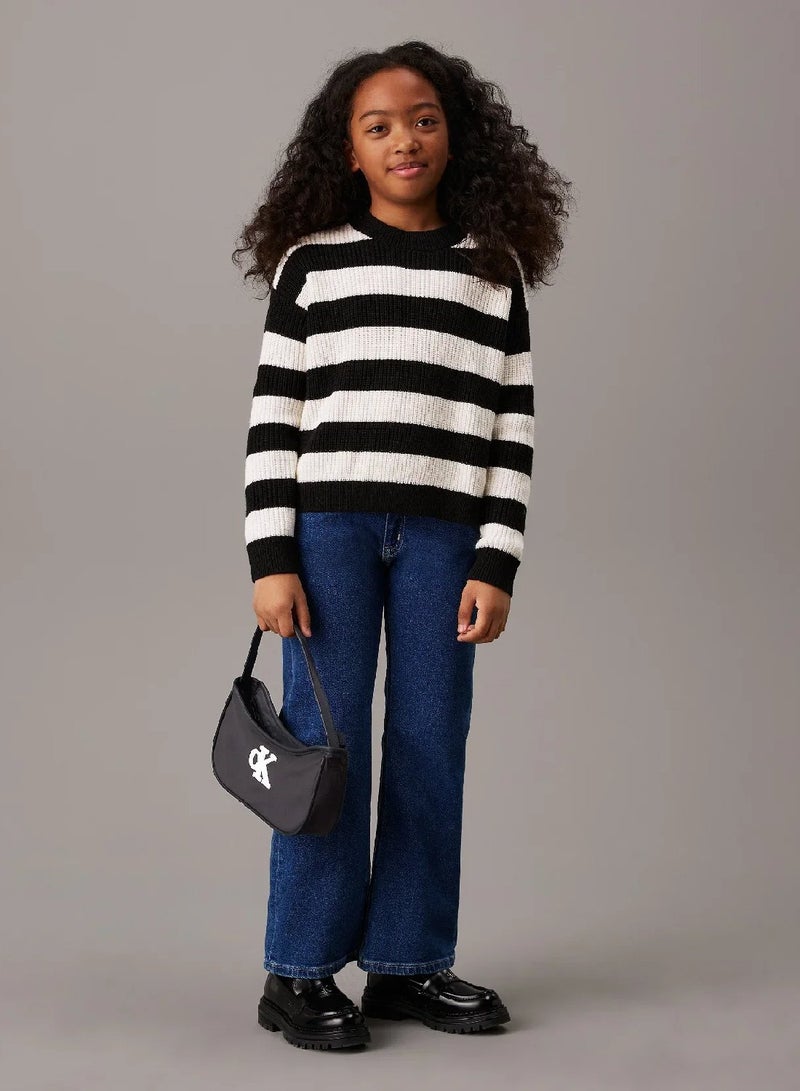 Calvin Klein Jeans Girls' Logo Shoulder Bag - Image 5