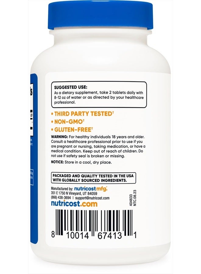 Nutricost L-سيترولين 2500 ملغ لكل حصة، 120 قرص - Image 5