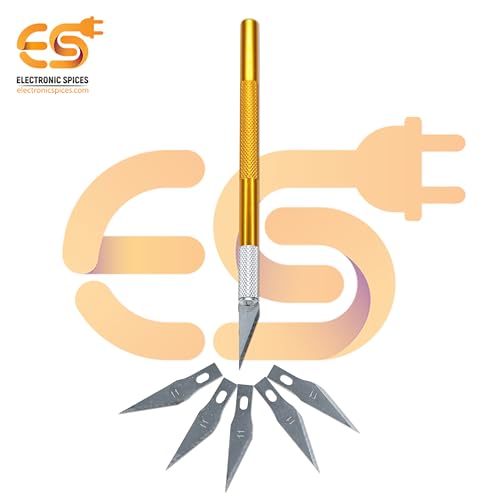 Electronicspices Electronic Spices Hand Repair Cutting Knife with 5 Extra Sharp Blade for Cutting DIY Projects (Pack of 1) - Image 5
