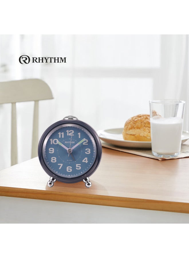 Rhythm Brand Alarm Clock For Students In Middle And High School, Specialized For Those Having Difficulty Waking Up, Powerful Alarm For Boys And Children, Simple And Practical Design With Loud Volume, Alarm Clock Cre313nr11
