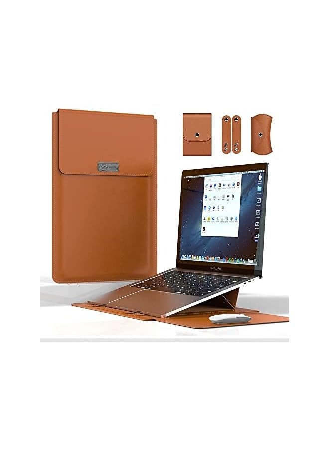 PROMASS 13 inch Laptop Sleeve Case, Slim Laptop Carrying Case with Stand Function Compatible with 2018-2021 MacBook Air 13 M1/ 2016-2021 MacBook Pro 13 M1/ XPS 13 inch/ 13"-13.3" Surface Pro X 6 7 8  - Image 1