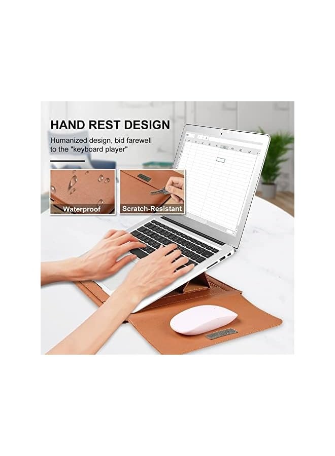 PROMASS 13 inch Laptop Sleeve Case, Slim Laptop Carrying Case with Stand Function Compatible with 2018-2021 MacBook Air 13 M1/ 2016-2021 MacBook Pro 13 M1/ XPS 13 inch/ 13"-13.3" Surface Pro X 6 7 8  - Image 2