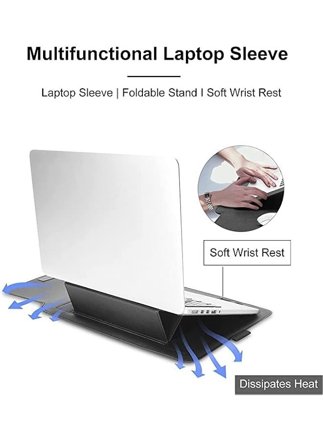 PROMASS 13 inch Laptop Sleeve Case, Slim Laptop Carrying Case with Stand Function Compatible with 2018-2021 MacBook Air 13 M1/ 2016-2021 MacBook Pro 13 M1/ XPS 13 inch/ 13"-13.3" Surface Pro X 6 7 8  - Image 3