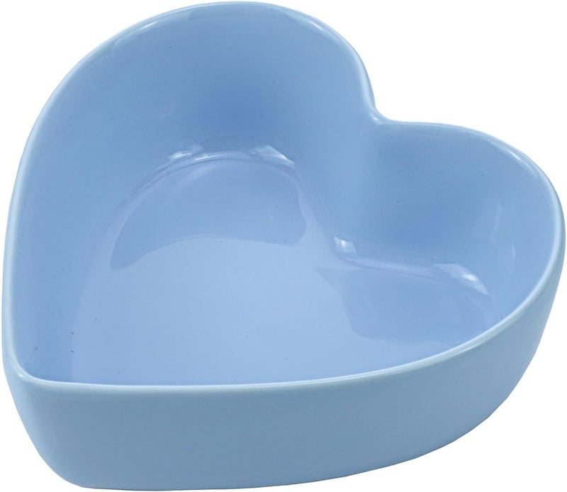 WAIT FLY Heart-shaped Bowls for Salad Soup Snack Dessert Best Kitchen Household Cooking Gifts for Home Kitchen, Pink/Blue/White/Green (Blue) - Image 1