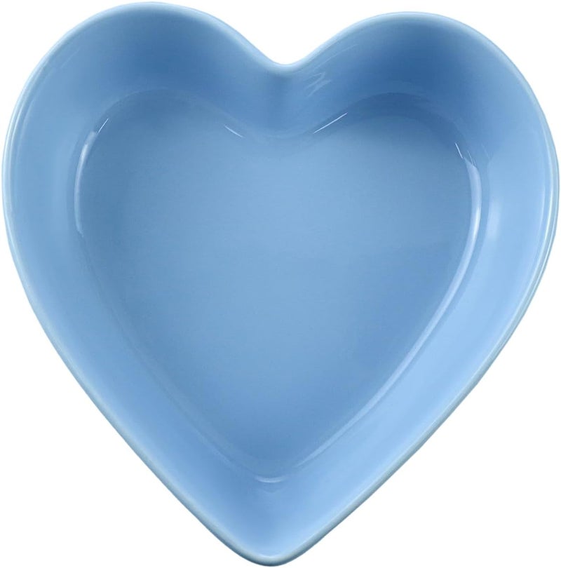 WAIT FLY Heart-shaped Bowls for Salad Soup Snack Dessert Best Kitchen Household Cooking Gifts for Home Kitchen, Pink/Blue/White/Green (Blue) - Image 2