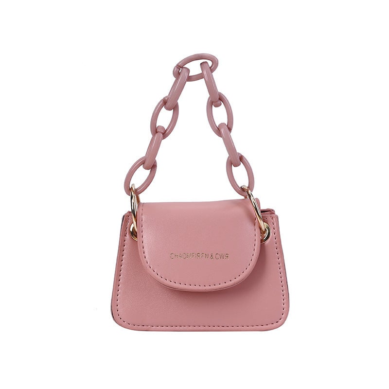 Korean Mini Jelly Bag Woman Acrylic Chain Crossbody Bag Fashionable Handbag - Image 5
