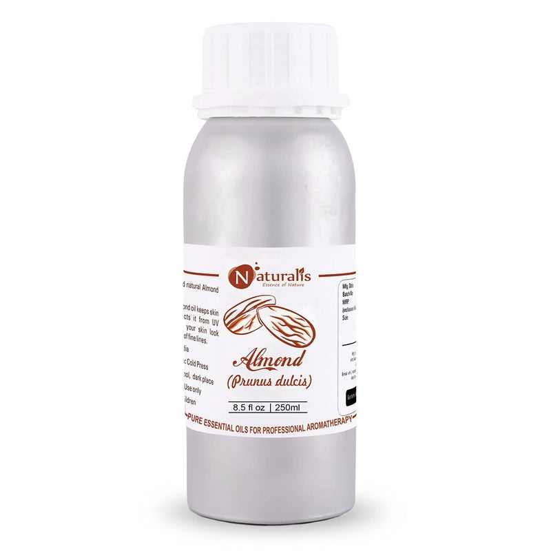 Naturalis Essence of Nature Pure Cold Pressed Sweet Almond Oil for Hair and Skin  250ml - Image 1