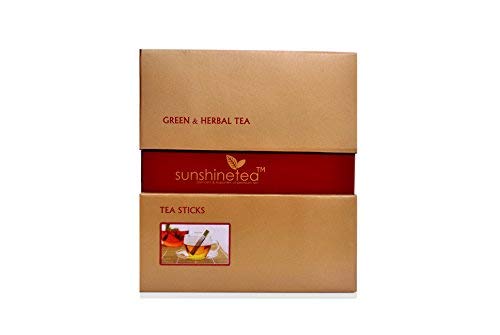 Sunshine Tea Golden Pack -25 Tea Sticks (5 Flavours X 5 Sticks Each) - Image 4