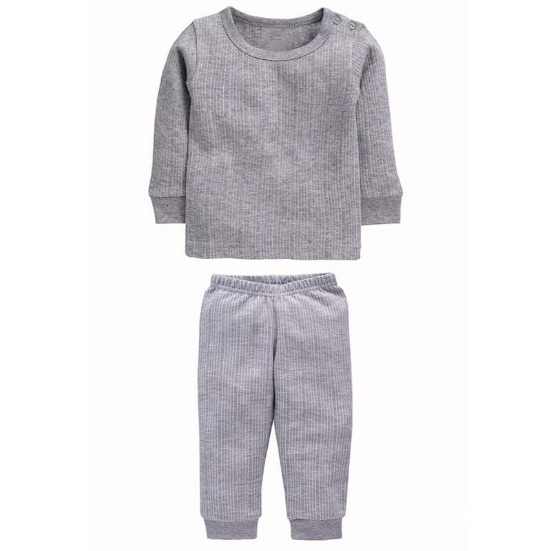 NEVA Premium Thermal Set for Boys & Girls | Upper & Lower Grey - Image 2