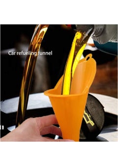 SYOSI Car Refueling Long Funnel 6 Pcs Plastic Funnel Kit Automotive Funnel Universal Long Mouth Funnel  - Image 3