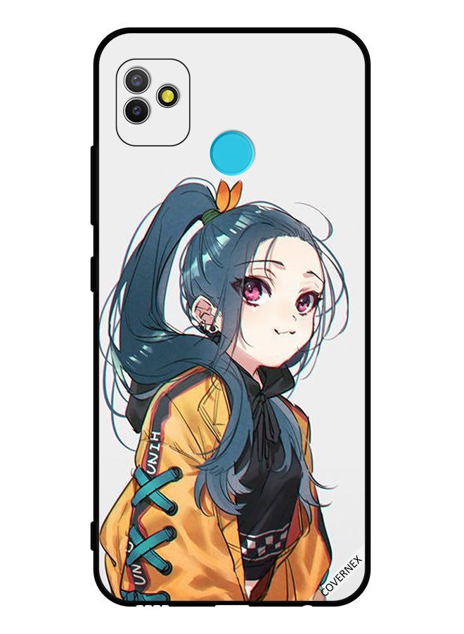 Covernex Protective Case Cover For Tecno Pop 5 Cute Girl Feeling Cold - Image 1
