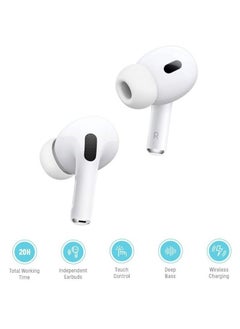 Porodo AirPods Pro 2 With Swipe Volume Wireless Charging