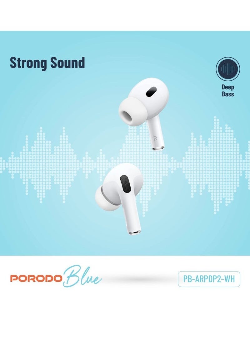 porodo - Porodo AirPods Pro 2 With Swipe Volume Wireless Charging - Image 1