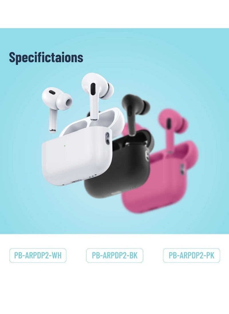 porodo - Porodo AirPods Pro 2 With Swipe Volume Wireless Charging - Image 1